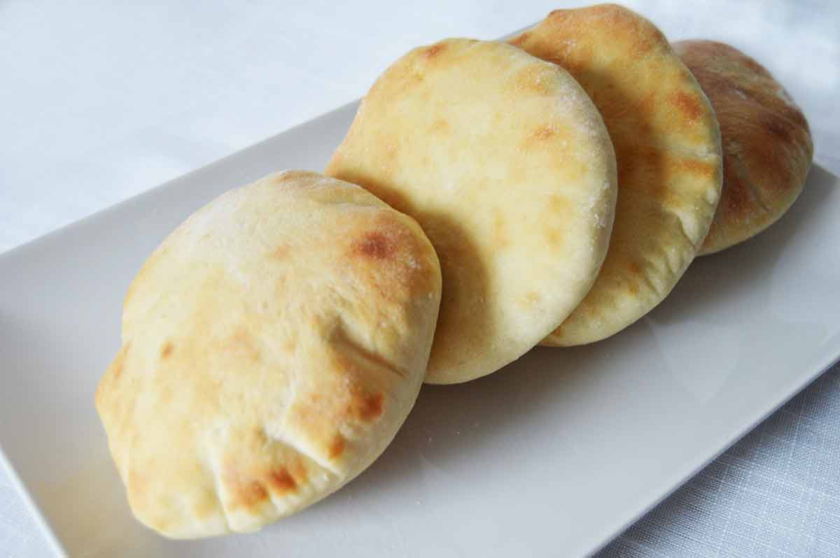Receta de pan de pita