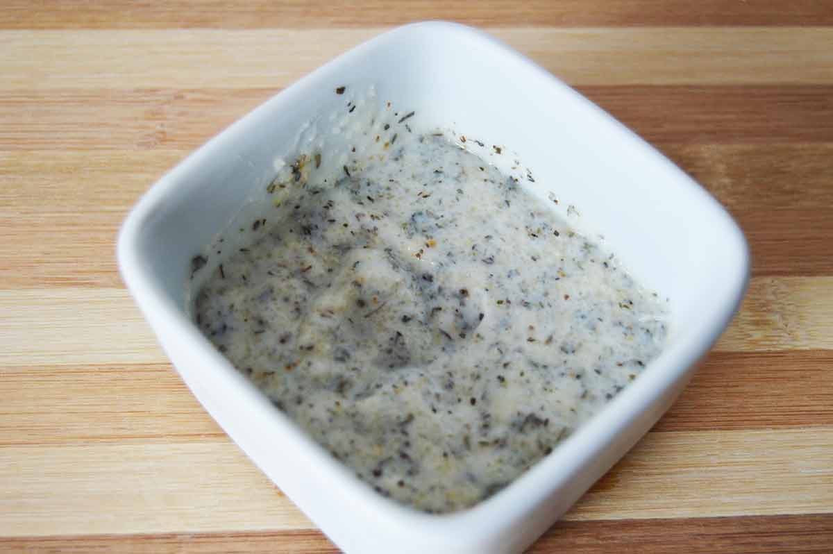 salsa de yogur sencilla